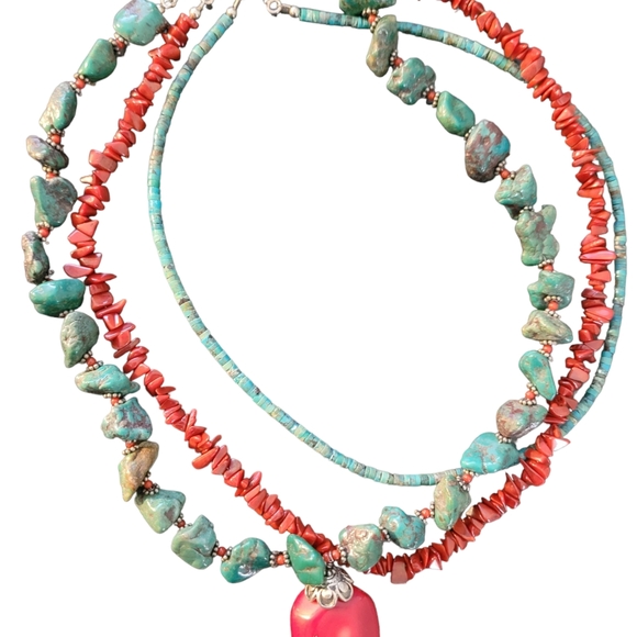 Jewelry - Beautiful Vintage Turquoise Necklace